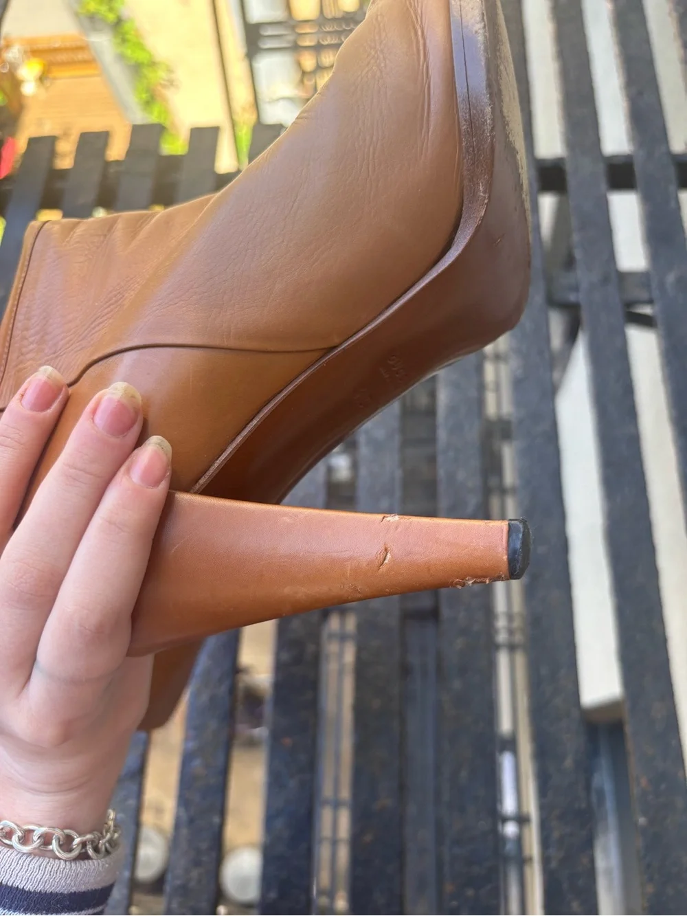 Authentic Gucci Tall Cognac Leather Over-the-Knee brown Boots - Picture 6 of 6